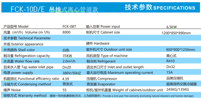 FCK-10D/G吊挂式离心管道款(图1)
